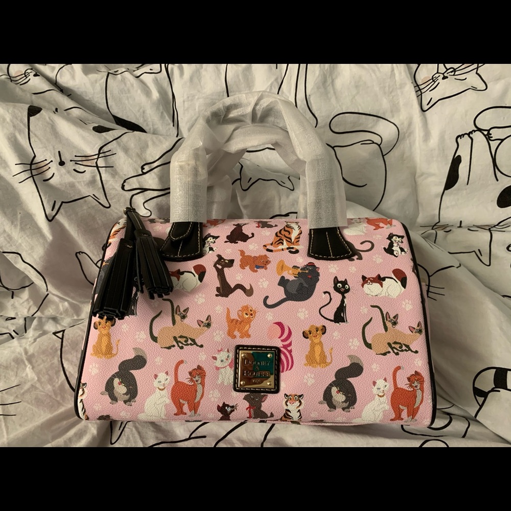 Dooney & Bourke Disney CATS Barrel Hand Bag Purse